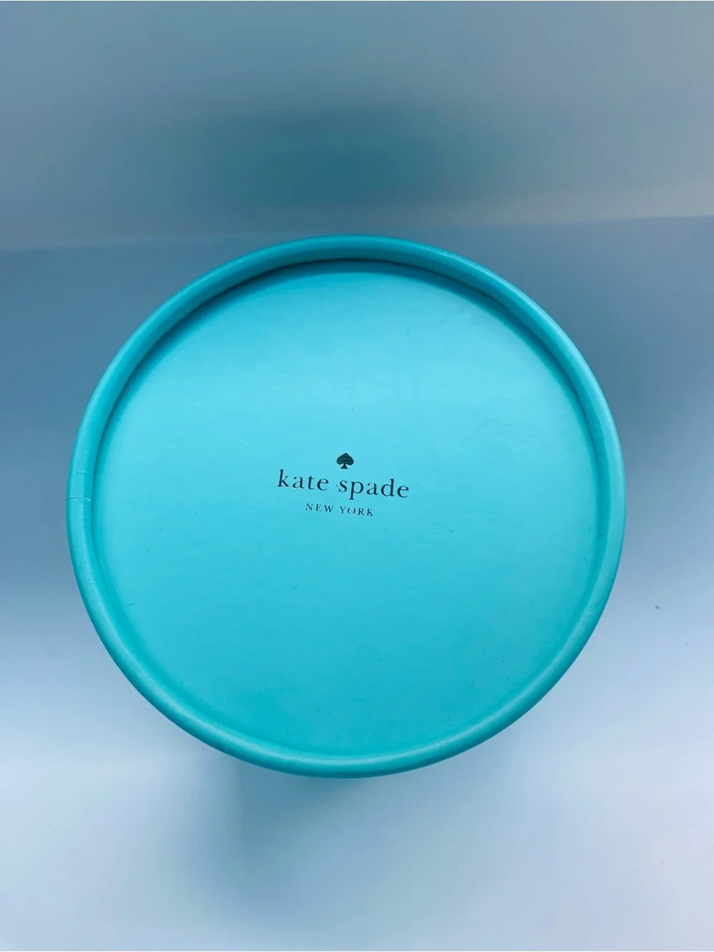 Kate Spade New York Round Gift Storage Jewelry Makeup Cosmetics Box